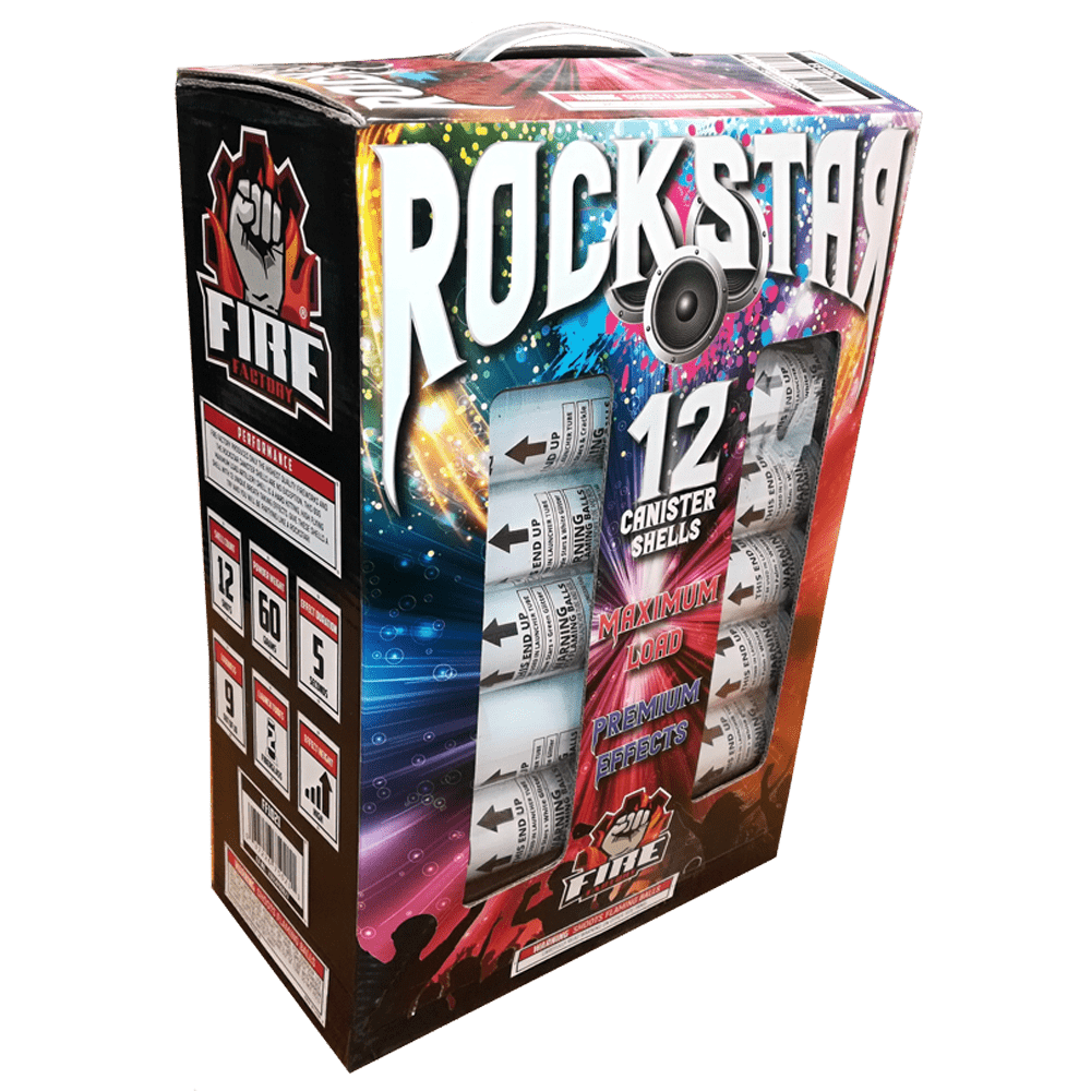 Rock Star 12pc Canister Kit S J Fireworks rock-star-12pc-canister-kit-s-j-fireworks