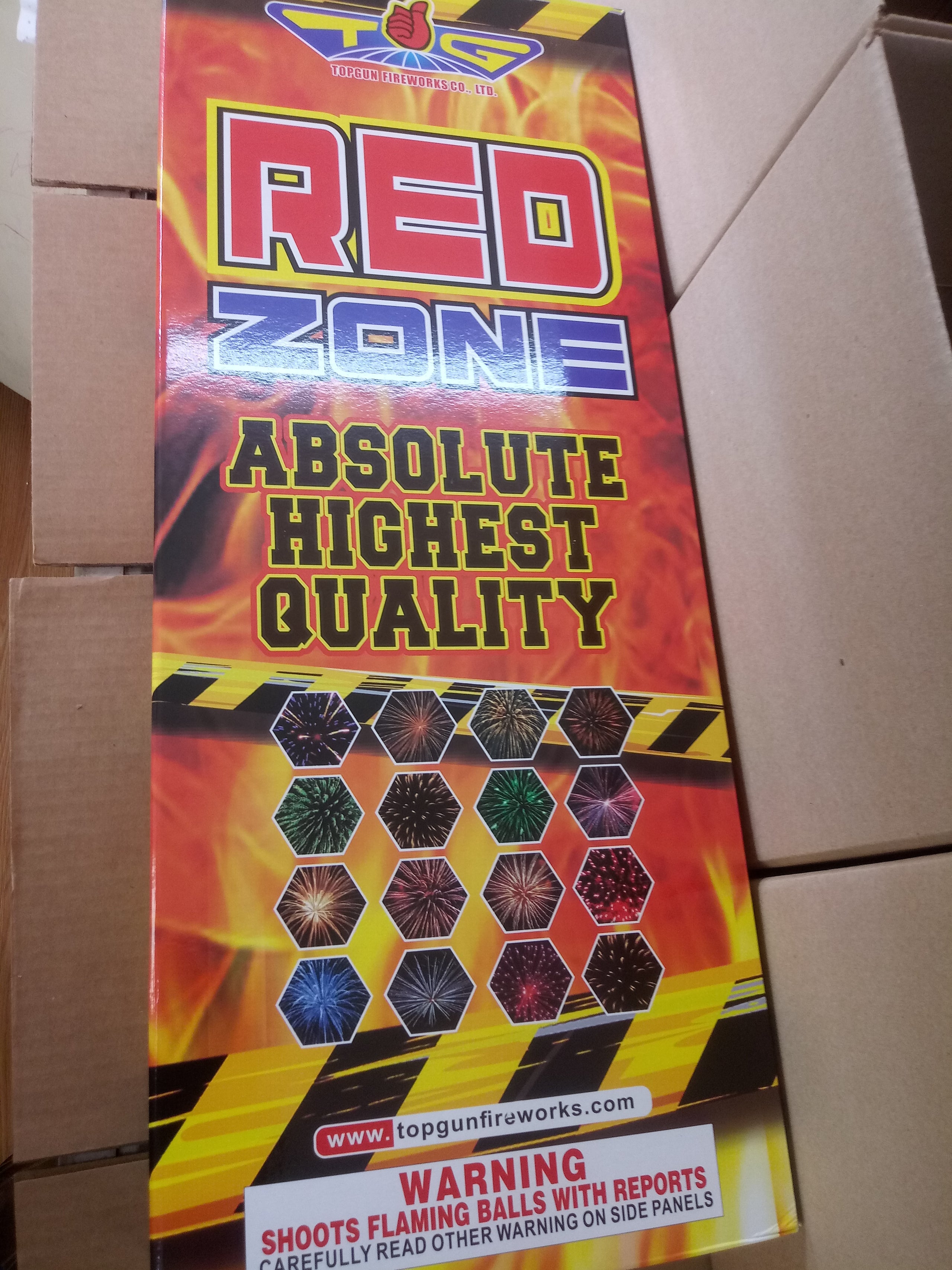 Red Zone 24pc Canister Kit S J Fireworks red-zone-24pc-canister-kit-s-j-fireworks